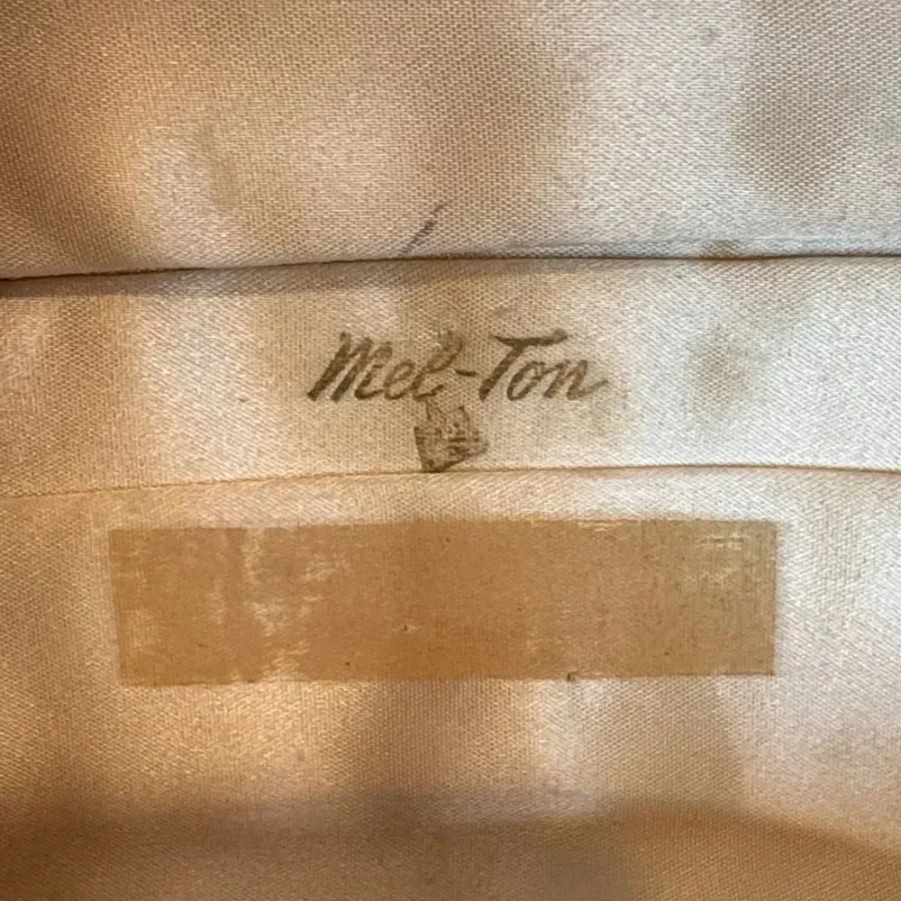 Mel-Ton Bag Purse Handbag Vintage Satin Kisslock Clutch Bag Pocketbook